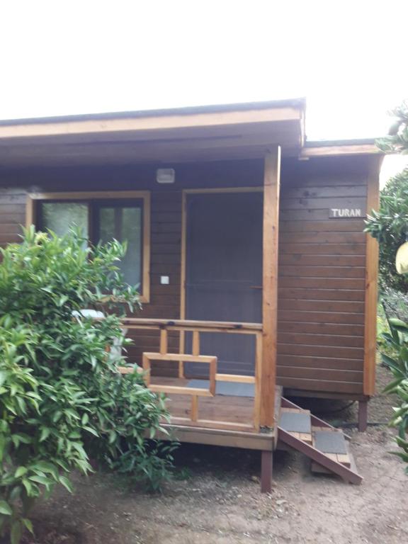 Zahrada ubytování Bungalow Halil
