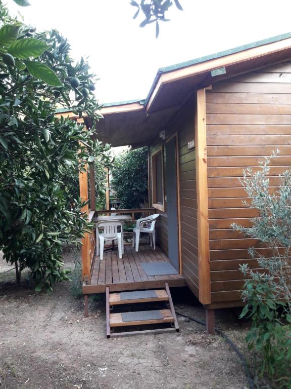 Zahrada ubytování Bungalow Halil