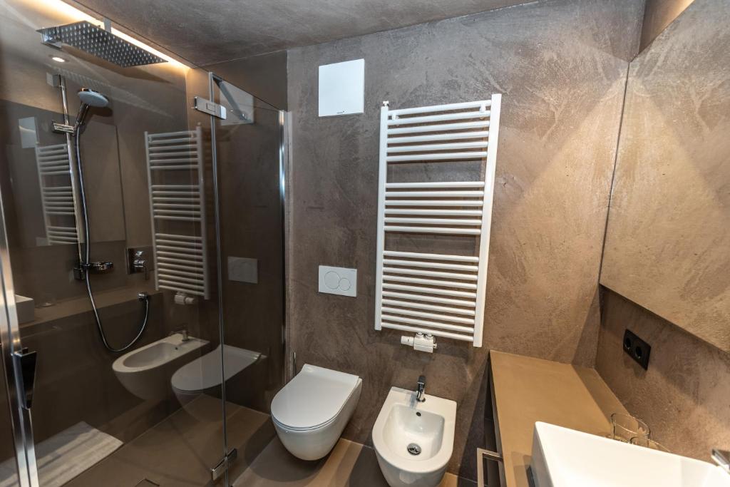 Kúpeľňa v ubytovaní Haus Bergfrieden Seiser Alm Bahn
