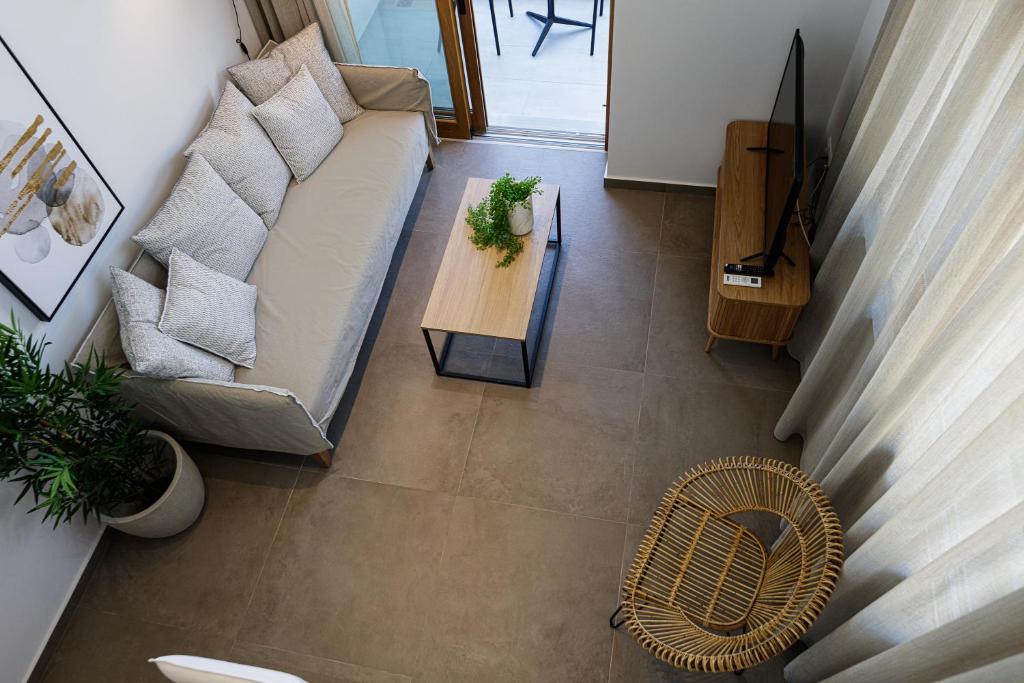Posezení v ubytování North Coast Seaside Suites