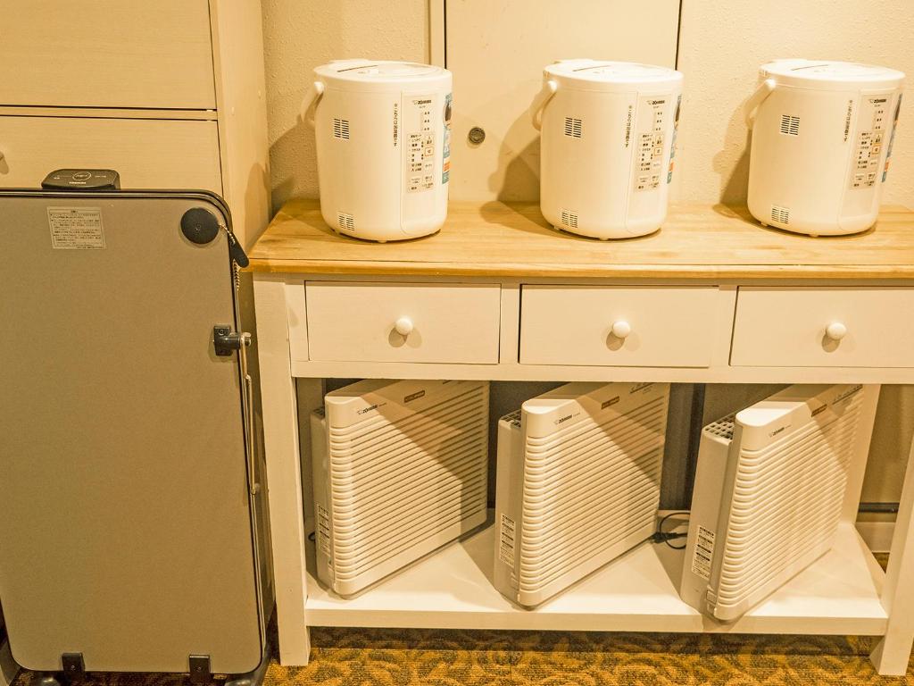 Kuchyň nebo kuchyňský kout v ubytování Hotel Areaone Tokai