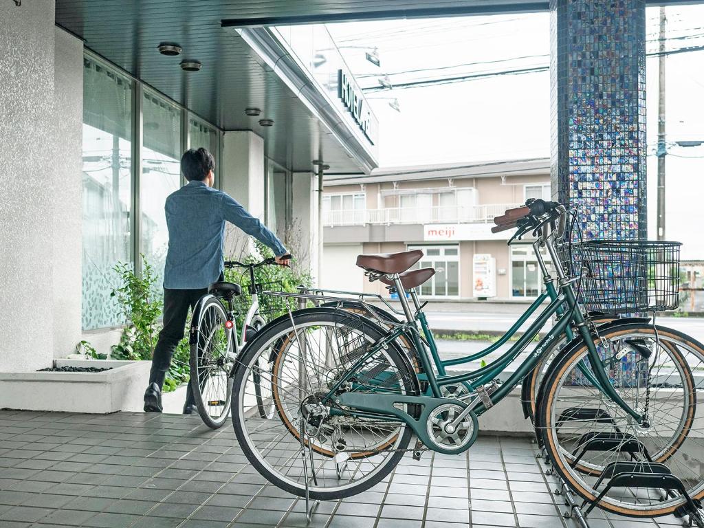 Jízda na kole v ubytování Hotel Areaone Tokai nebo okolí