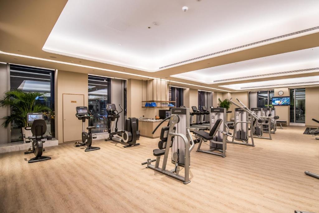 Fitness centrum a/nebo fitness zařízení v ubytování The Langham, Hefei