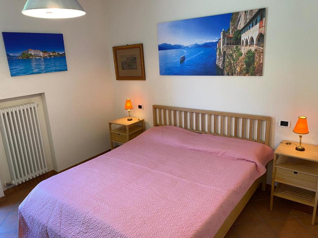 Postel nebo postele na pokoji v ubytování St. Maurice smile