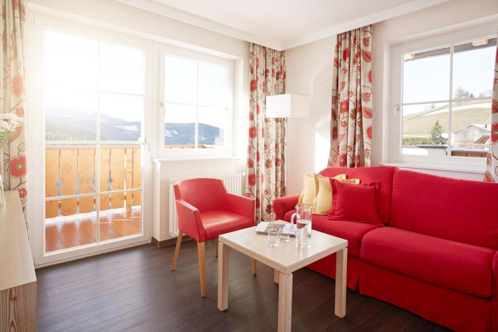 Posezení v ubytování Familienhotel Maria