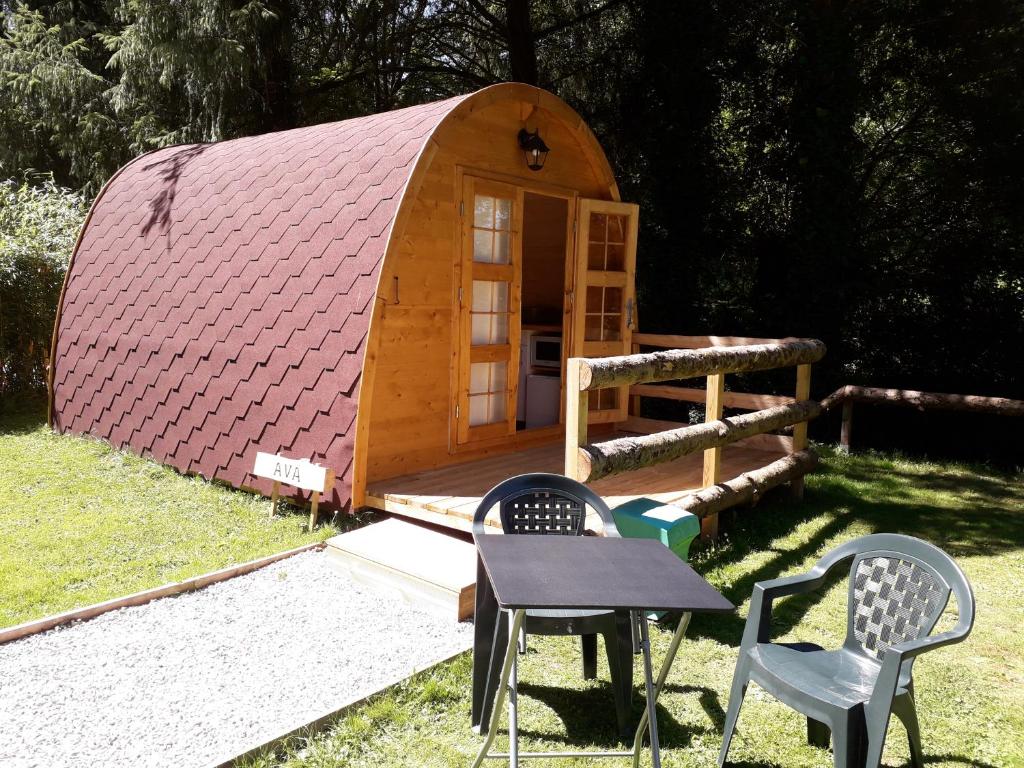 Zahrada ubytování La Pointe Camping