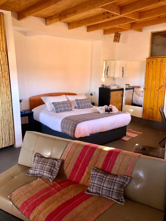 Posezení v ubytování Atacama Loft & Glamp