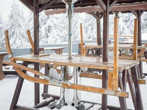 Fichtelberghütte v zimě
