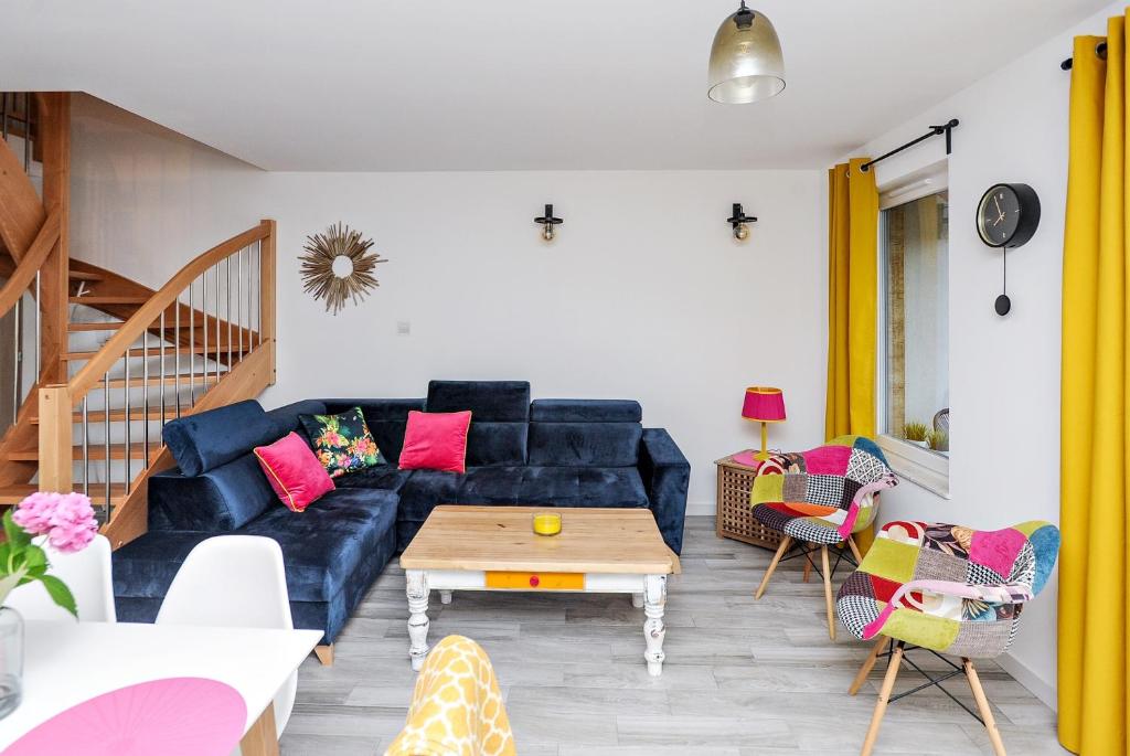 Posezení v ubytování Apartament Twoja Przystań