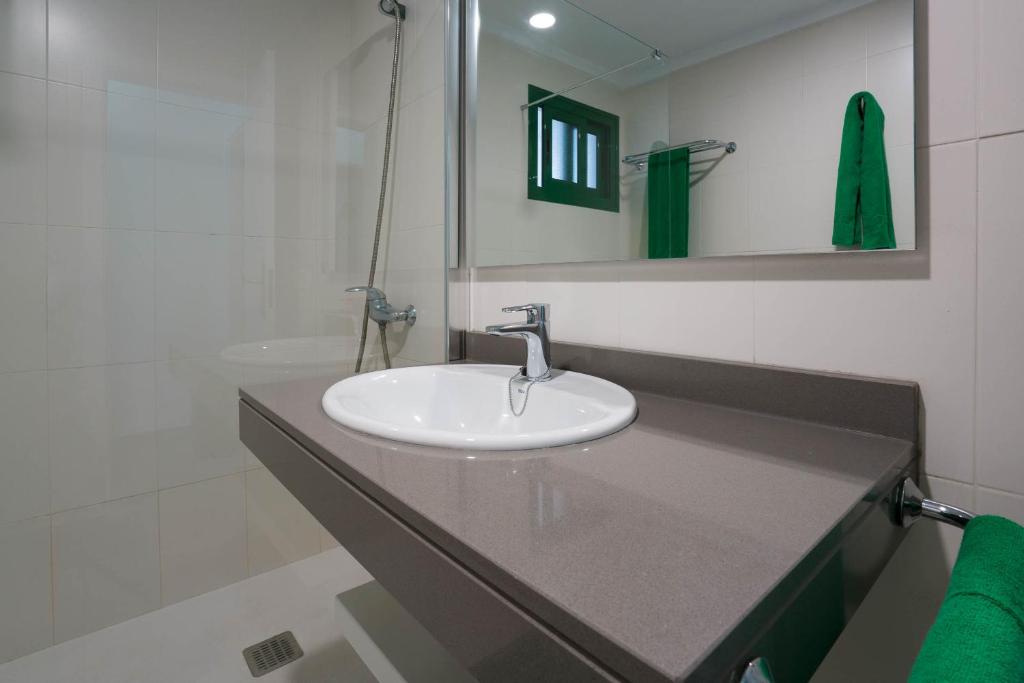 Koupelna v ubytování Apartamentos Elena