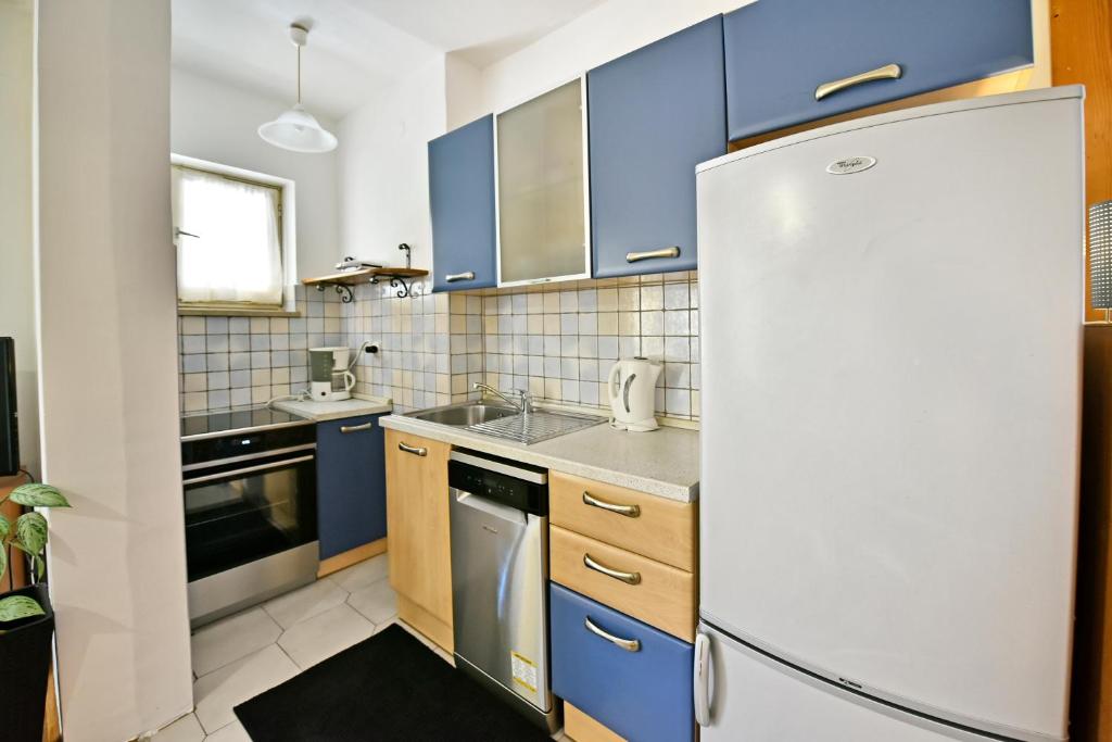 Kuchyň nebo kuchyňský kout v ubytování Apartment Nikola