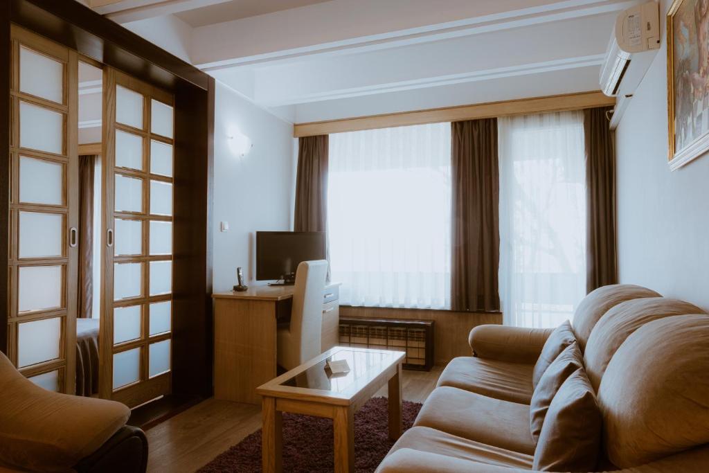 Телевізор і / або розважальний центр в Medical and Spa Centre Merkur