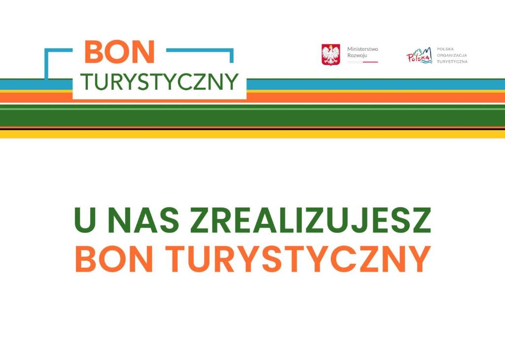 ein Schild für eine Website mit den Worten bon tivoliatown und umass in der Unterkunft Apartament u Edka przy Dolnej in Świeradów-Zdrój