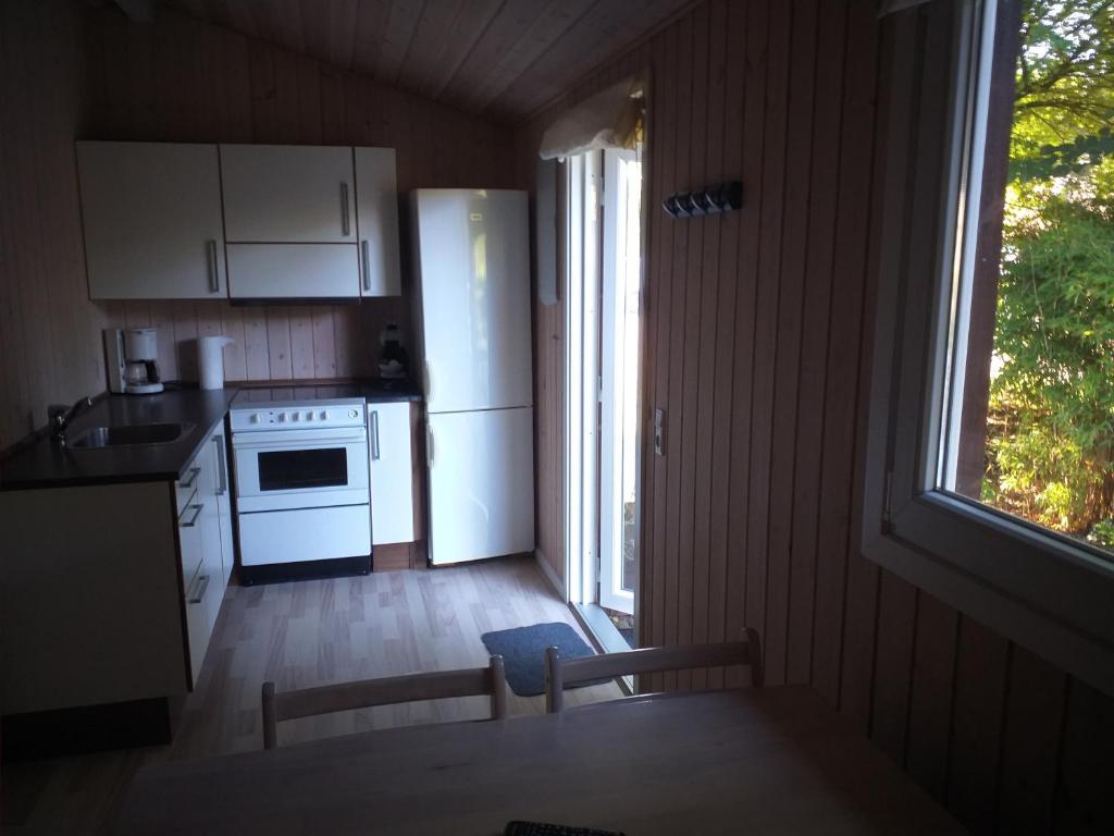 Kuchyň nebo kuchyňský kout v ubytování CampWest