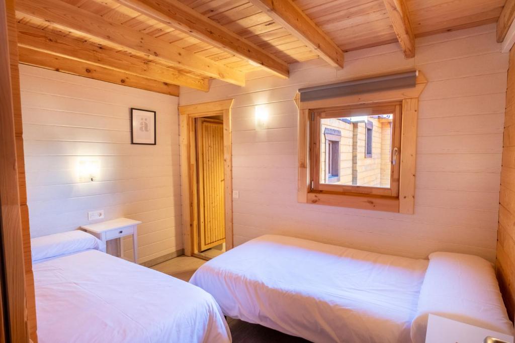 Cama o camas de una habitación en Villas de Arribes
