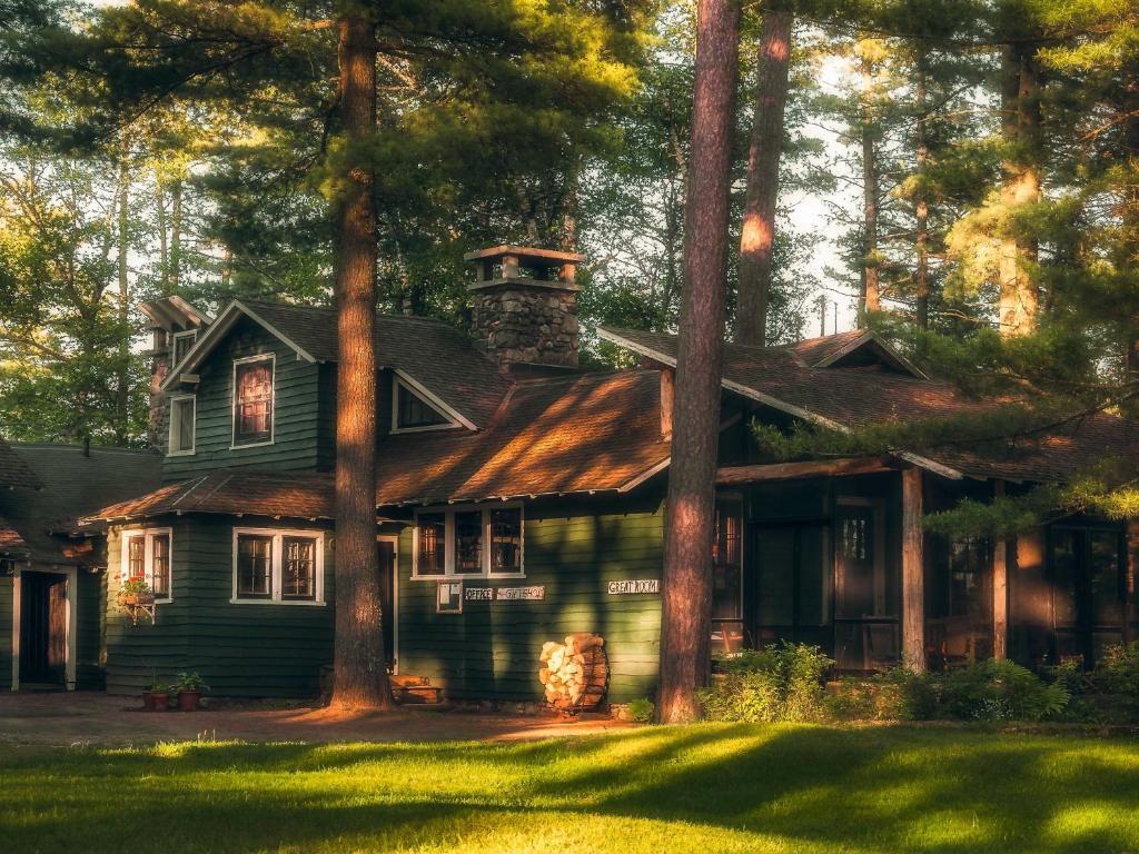 Zahrada ubytování White Pine Camp