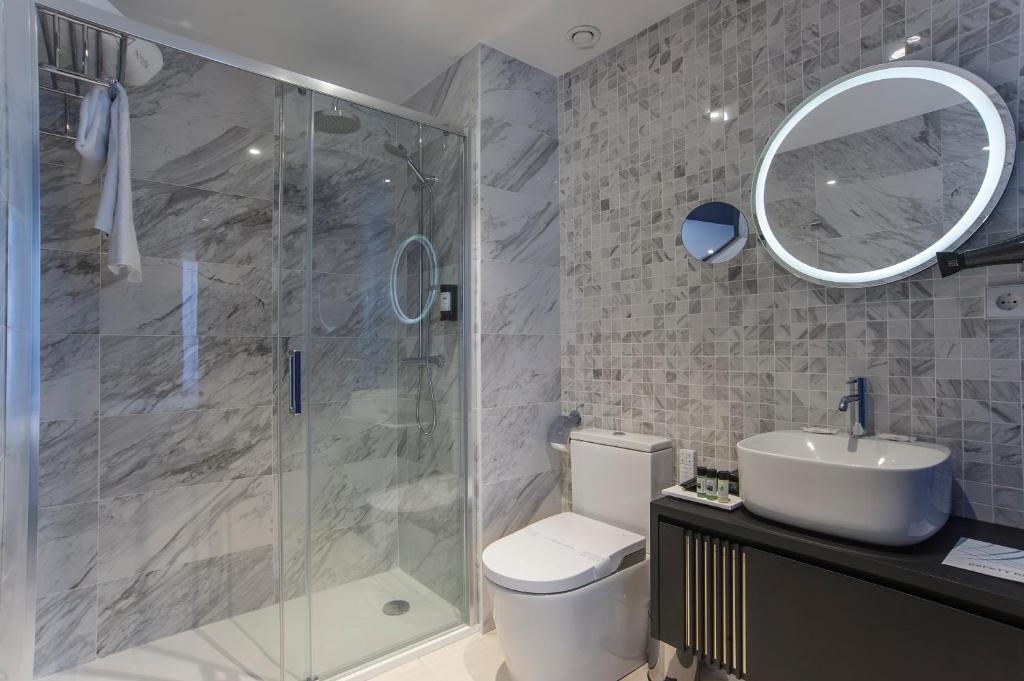 Koupelna v ubytování Abba San Sebastián Hotel