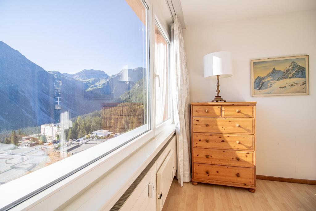 Nespecifikovaný výhled na hory nebo výhled na hory při pohledu z apartmánu