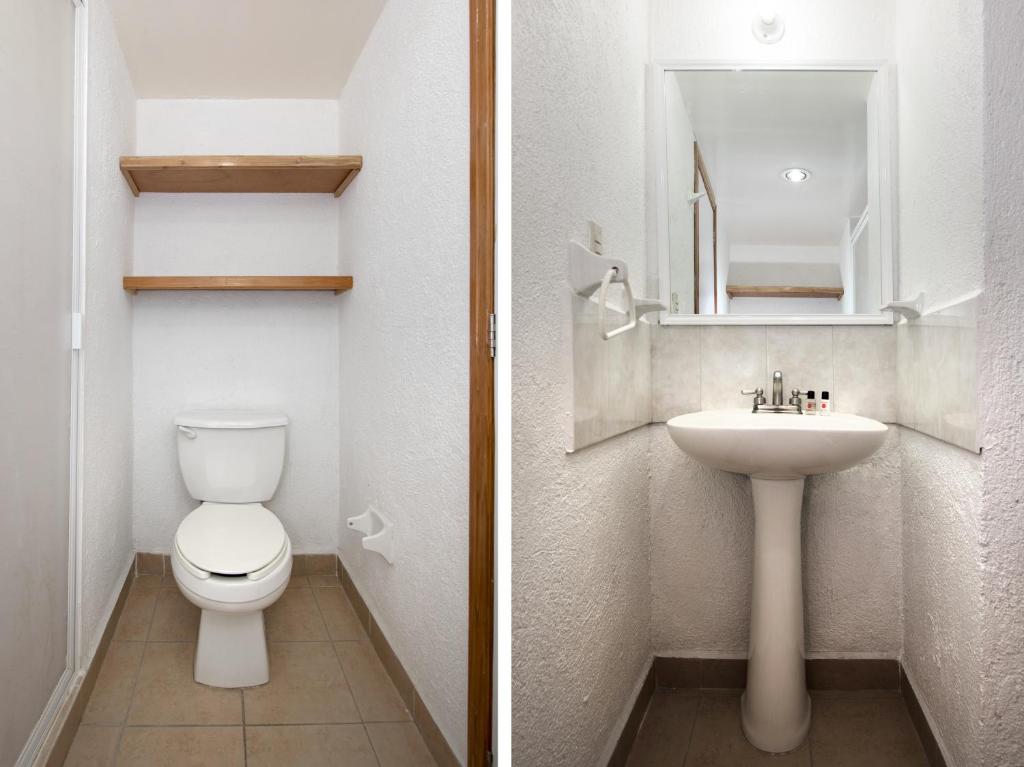Koupelna v ubytování Hotel La Rinconada Tequisquiapan