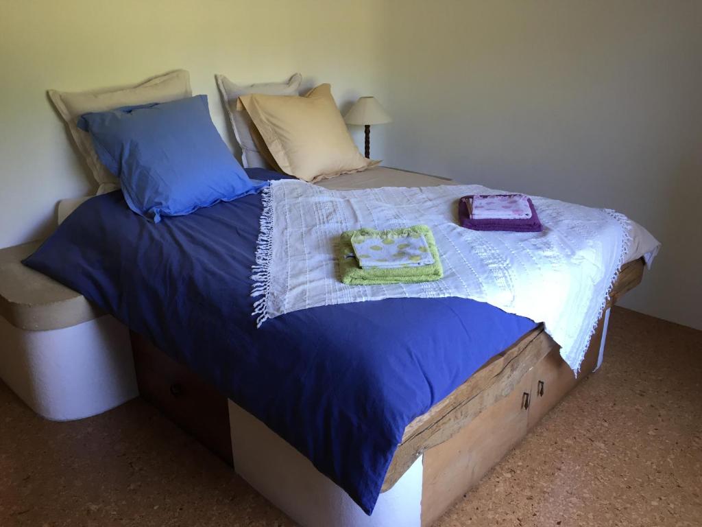 Postel nebo postele na pokoji v ubytování Le gîte du Val