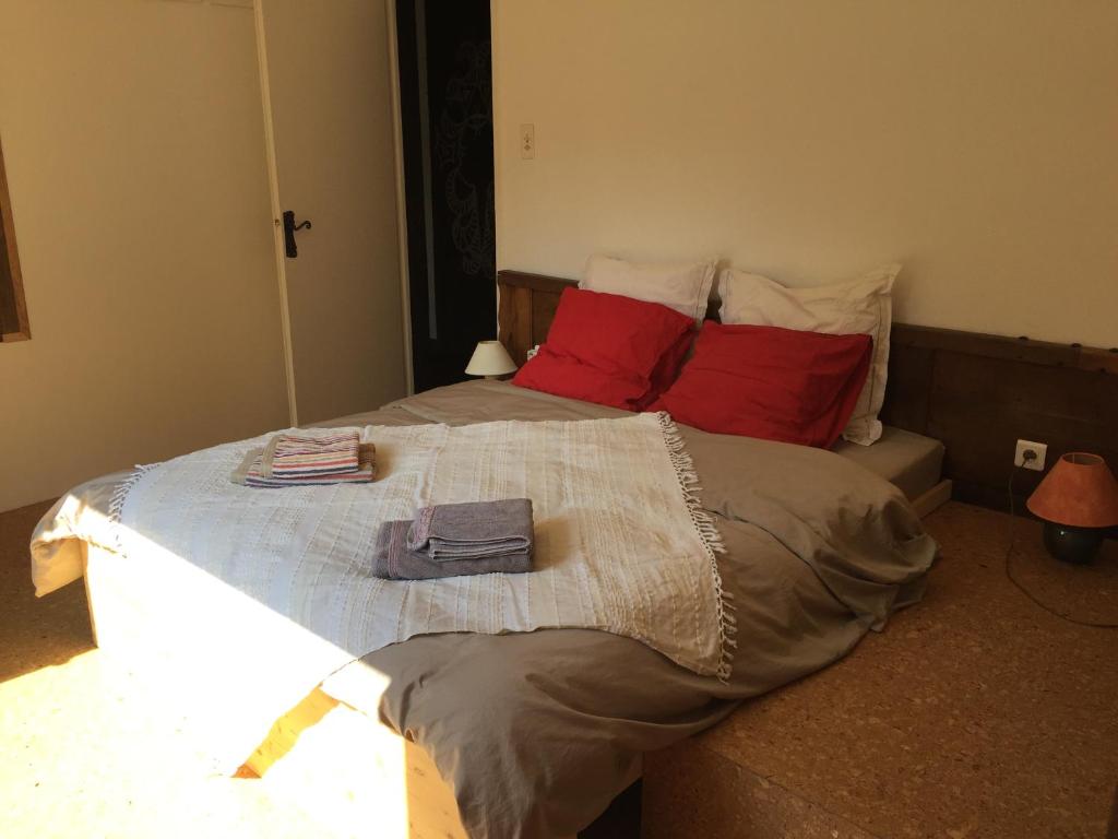 Postel nebo postele na pokoji v ubytování Le gîte du Val