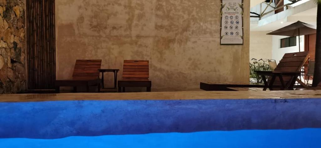 Bazén v ubytování Hotel Casa Bamboo nebo v jeho okolí