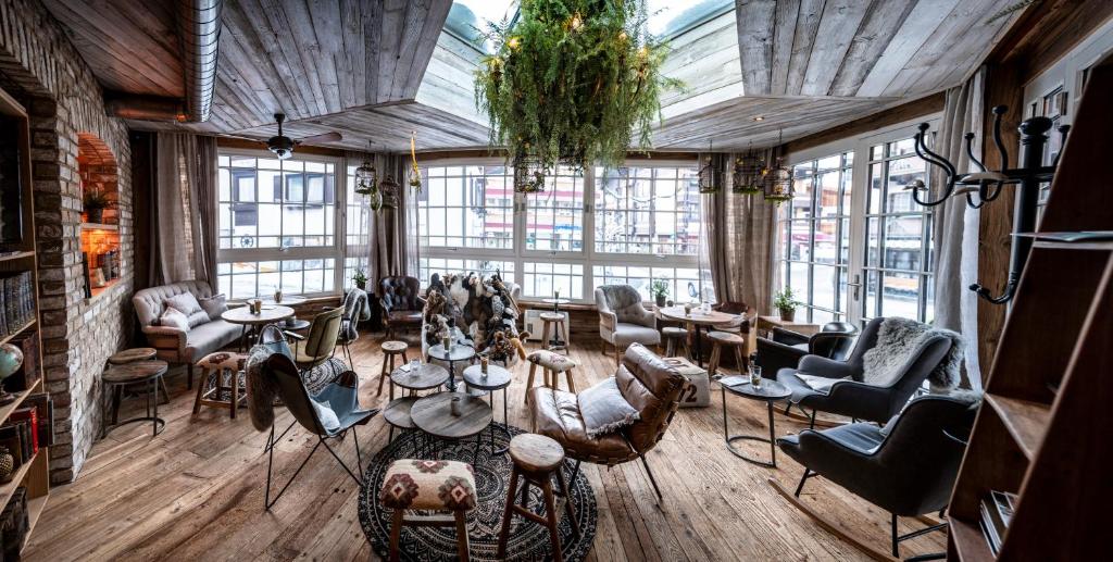 Posezení v ubytování Lifestyle Hotel eder