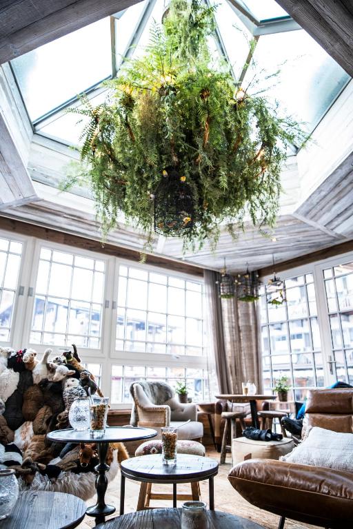 Posezení v ubytování Lifestyle Hotel eder