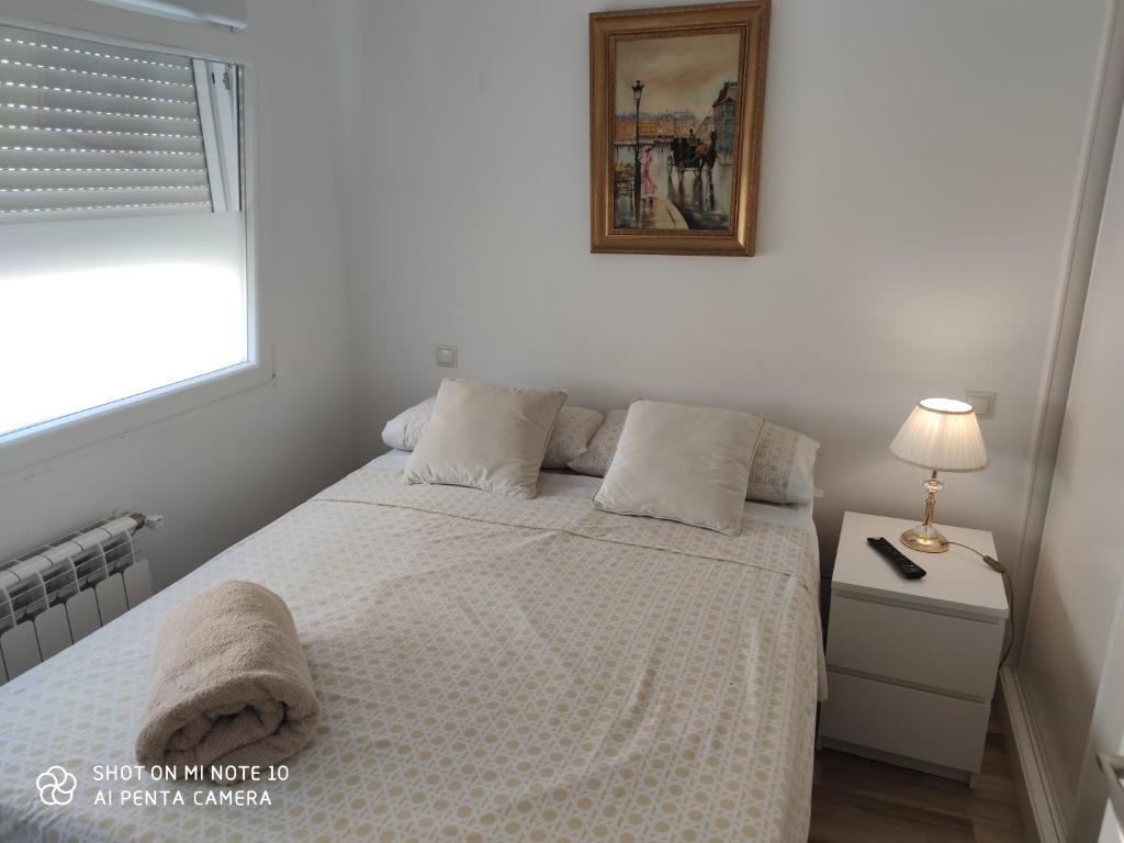 A bed or beds in a room at Habitación AP