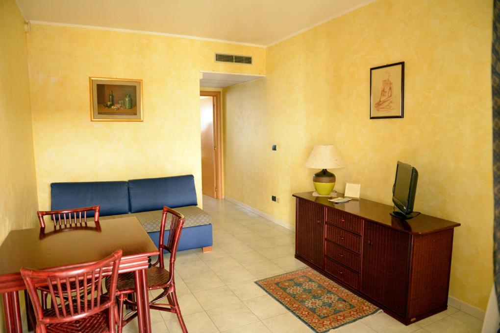 Posezení v ubytování Hotel Blue Rose's