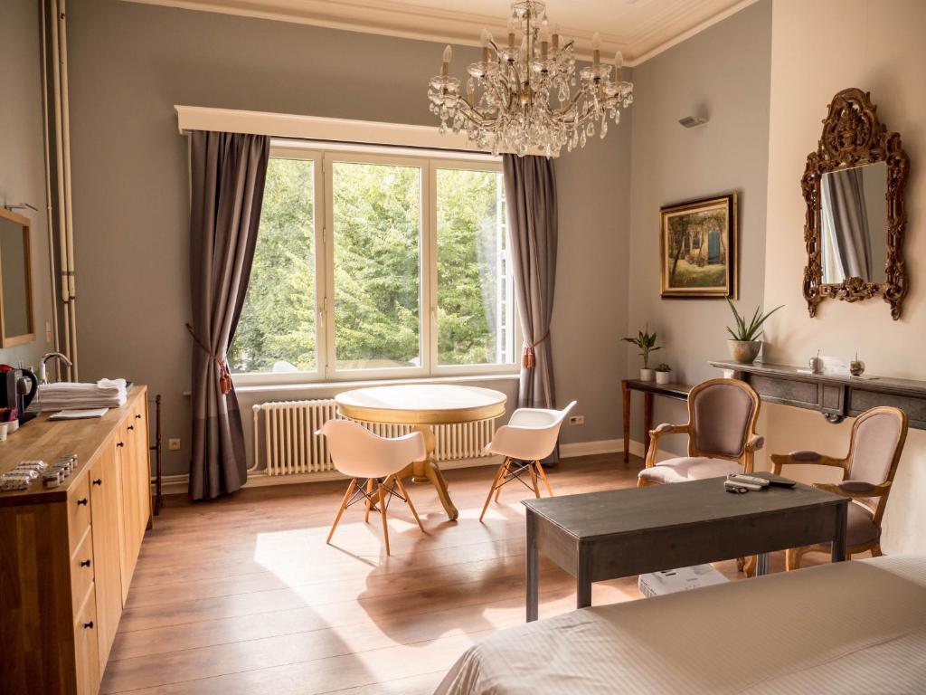 Posezení v ubytování Maison Willem Tell
