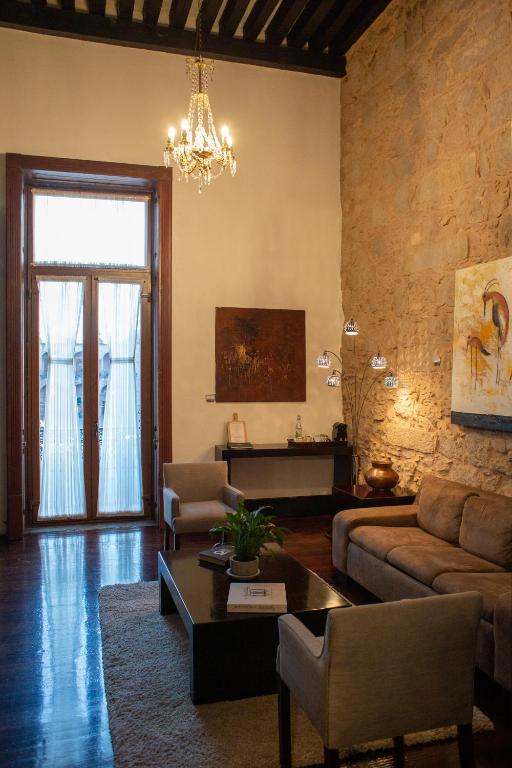Posezení v ubytování Cantera 10 Hotel Boutique