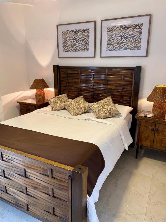Postel nebo postele na pokoji v ubytování Hotel Vistalmar