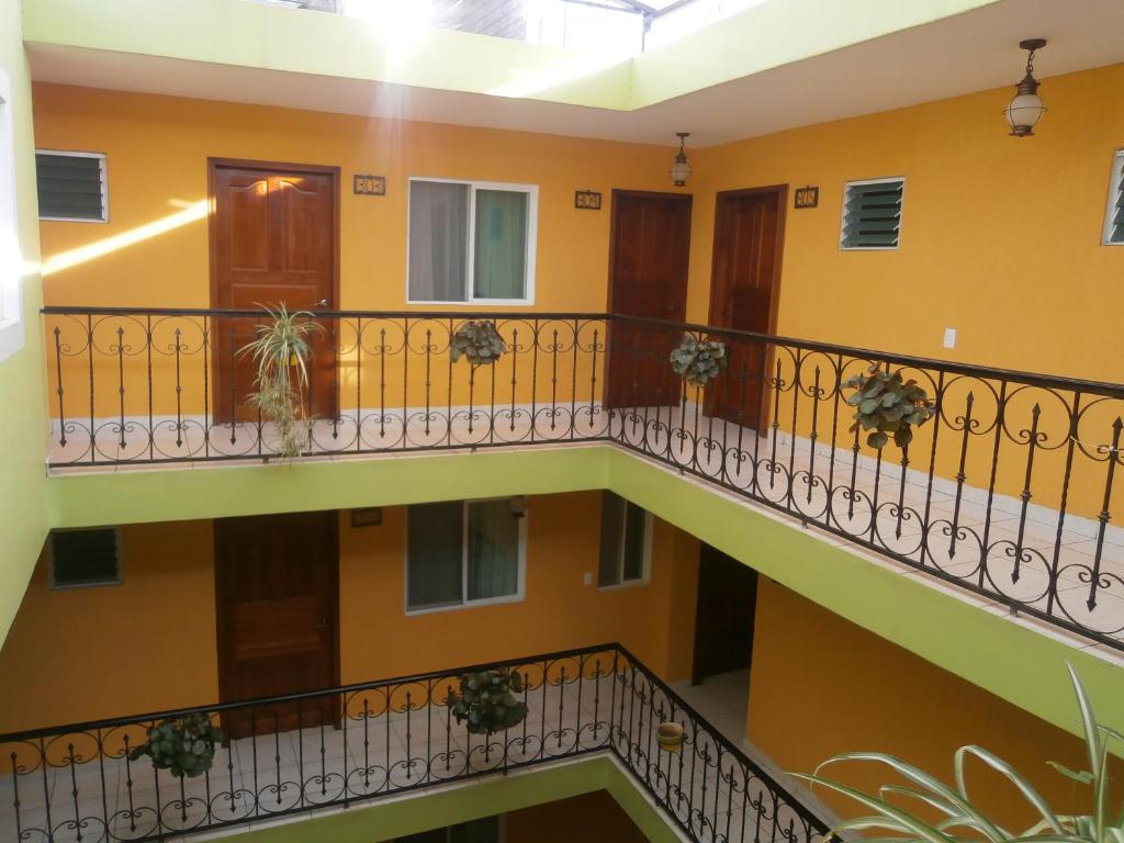 Balkón nebo terasa v ubytování Hotel Anber