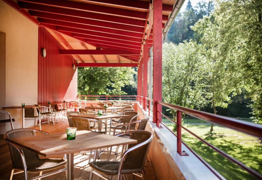 Balkón nebo terasa v ubytování JUFA Hotel Waldviertel