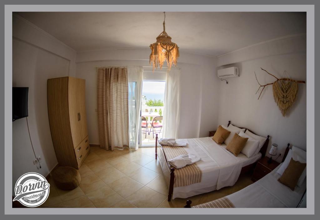 Posezení v ubytování Dorvin Apartments