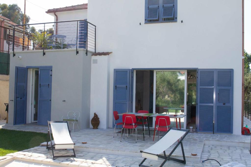 Budova, kde se bed and breakfast nachází