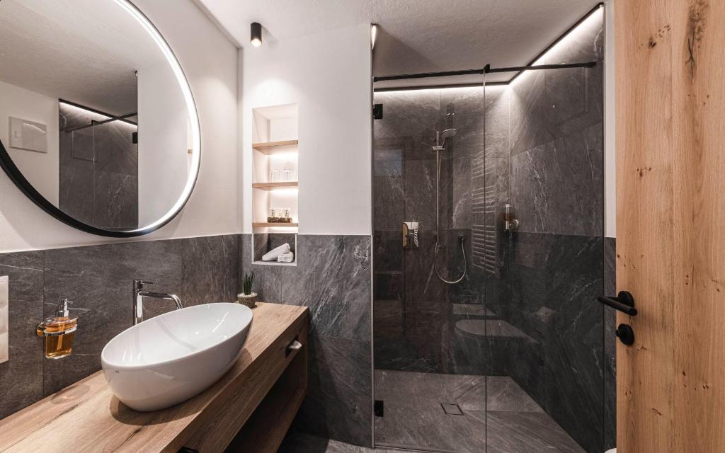 Koupelna v ubytování Chalet Grumer Suites&Spa