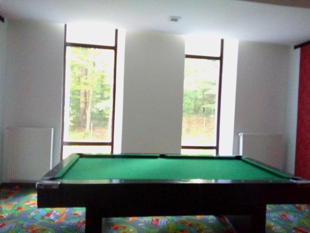 Biliár nebo kulečník v ubytování Hotel Hart