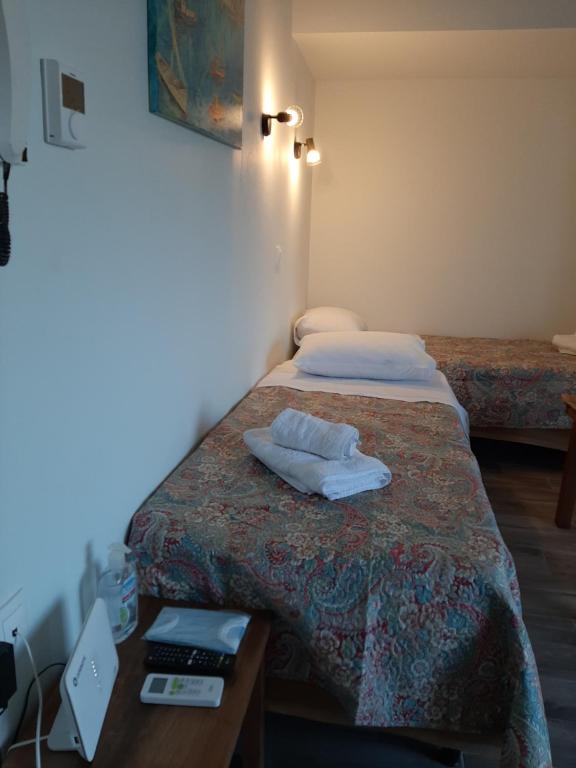 Postel nebo postele na pokoji v ubytování Central Mark Loft