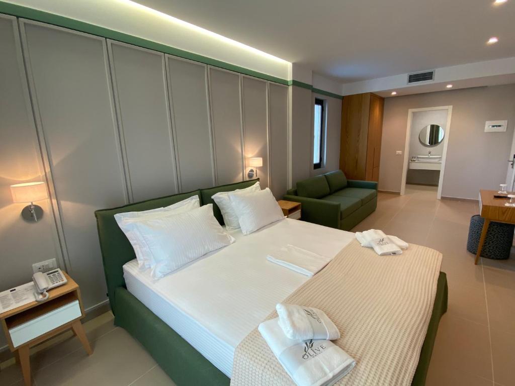 Posezení v ubytování Hotel Olive Ksamil