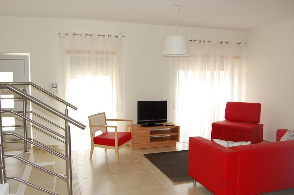 TV a/nebo společenská místnost v ubytování Villas Mare Residence