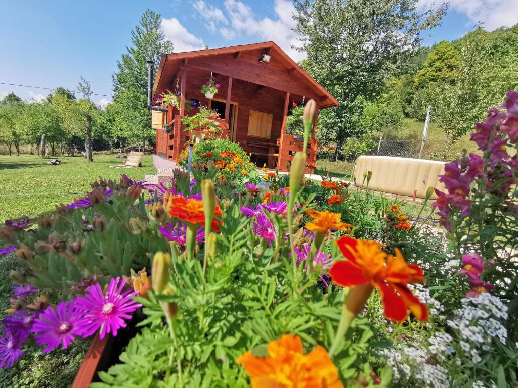 Zahrada ubytování Cottage La Sierra with JACUZZI