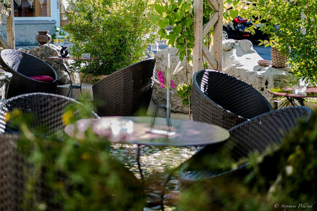 Zahrada ubytování HOTEL de la Truite & SPA Le petit Nautilus
