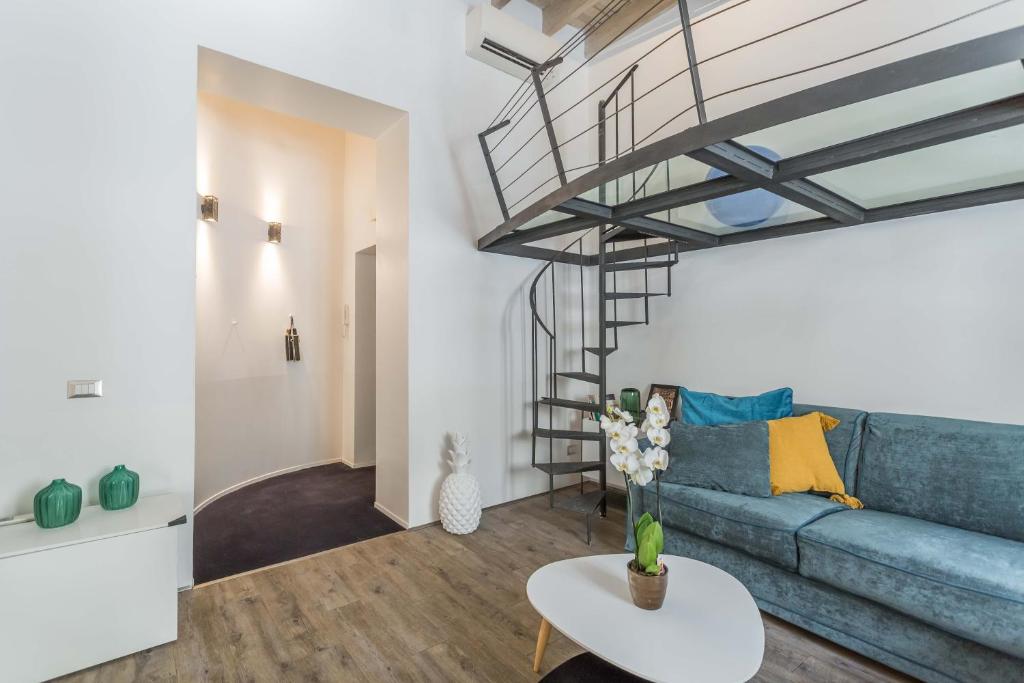 Część wypoczynkowa w obiekcie Casa Manara in Trastevere