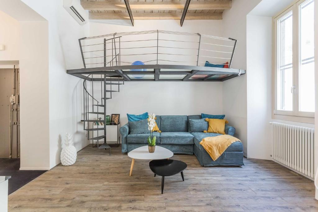 Część wypoczynkowa w obiekcie Casa Manara in Trastevere