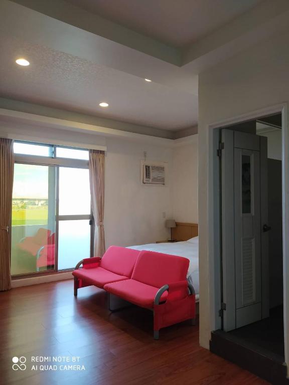 Posezení v ubytování Malin 100 B&B Jiaoxi