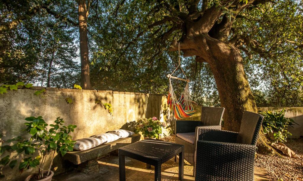 Vonkajšia záhrada v ubytovaní Villa Humbourg