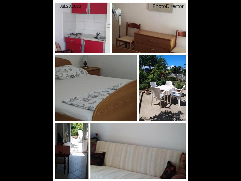 Ένα ή περισσότερα κρεβάτια σε δωμάτιο στο Apartments Melly