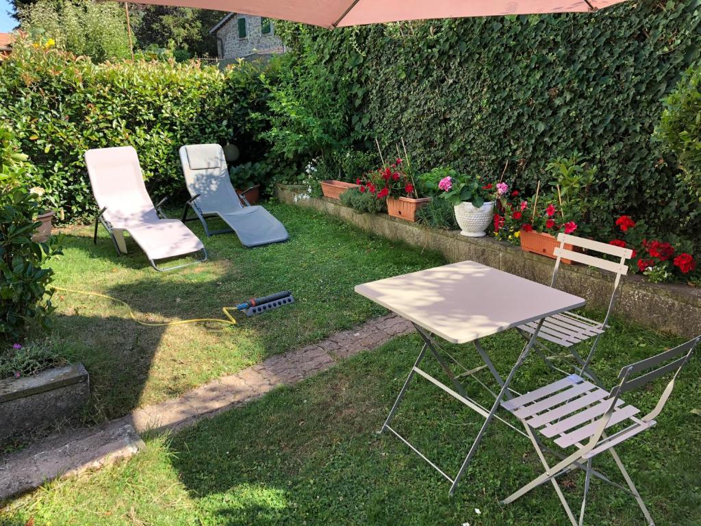 Vonkajšia záhrada v ubytovaní La terrazza di Elena